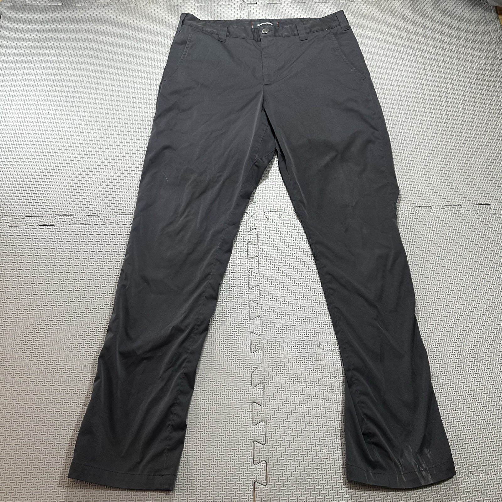 Bluffworks Pants Mens 31x30* Regular Fit Chino Straight Gray Performance Golf